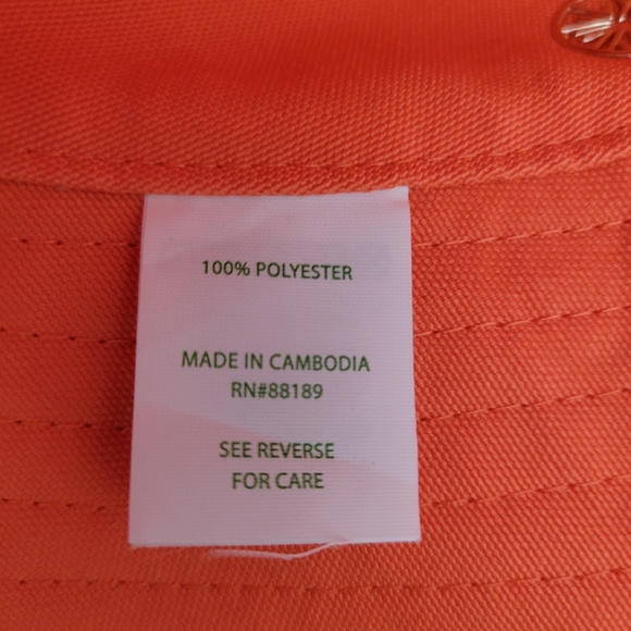 Lilly Pulitzer Reversible Canvas Sun Hat vibrant "Bahamian Rhapsody Print - Picture 5 of 6